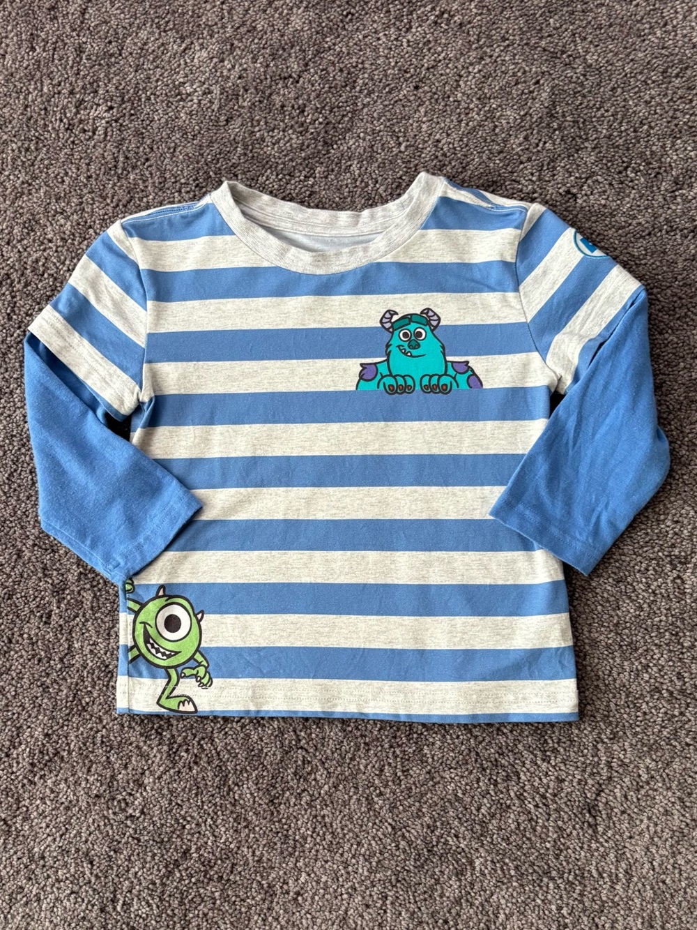 💙Little Sleepies Monsters Inc Graphic Tee 2T